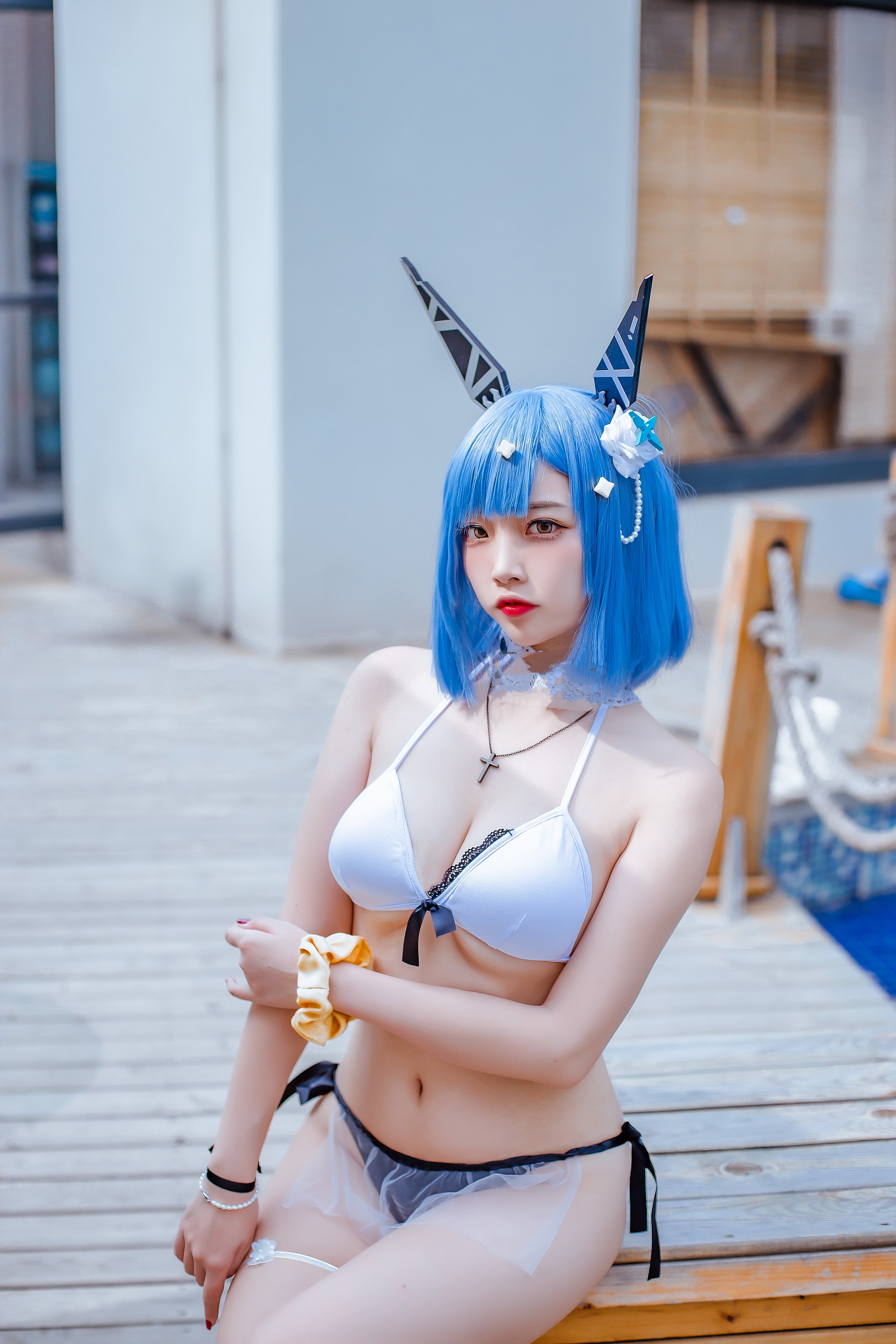 图片[1]-二佐Nisa – NO.121 二佐 碧蓝航线 加斯科涅 [20P]-XikXak